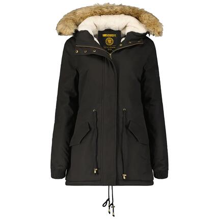 Parka – Bergsport – Damen – wasserdicht und winddicht – Ampuria – schwarz