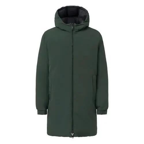 Cazadora Verde y Azul Marino Ecoalf Ponte Cypress Reversible de Corte Regular C 5/5