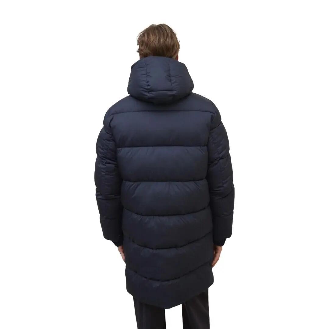 Cazadora Verde y Azul Marino Ecoalf Ponte Cypress Reversible de Corte Regular C 4/5