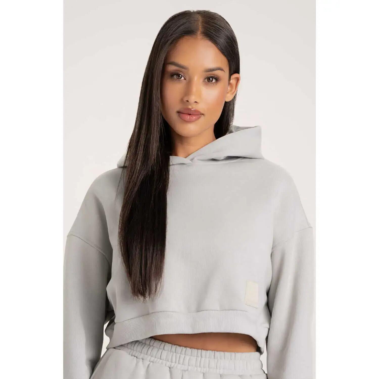 Sweatshirt crop Damen Gym Glamour Classic 3/5