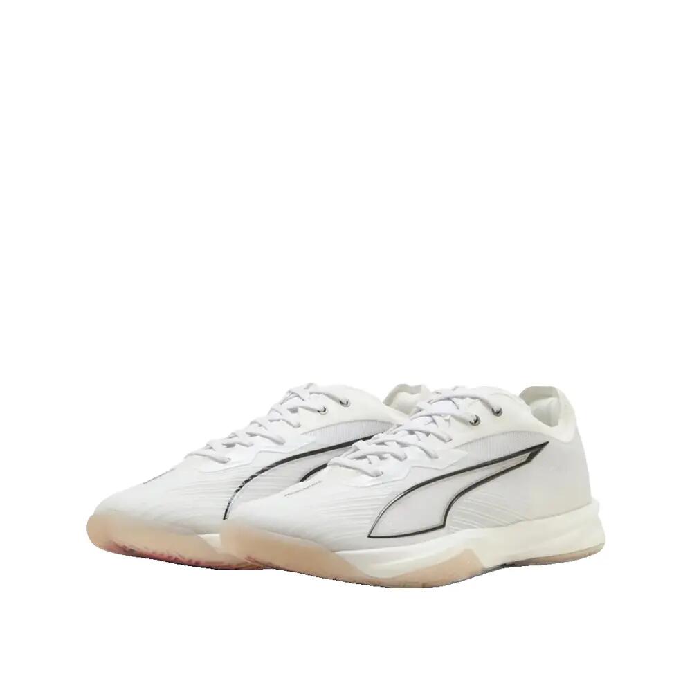 Chaussures de handball PUMA Accelerate Nitro SQD 5 Blanc/Noir/Marron 4/6