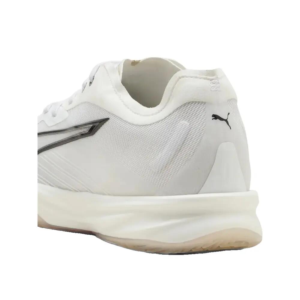 Chaussures de handball PUMA Accelerate Nitro SQD 5 Blanc/Noir/Marron 3/6