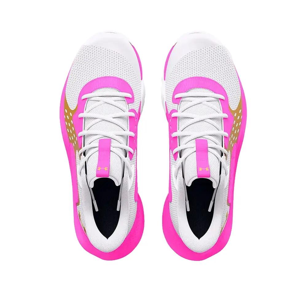 Basketball schoenen Under Armour Jet 23 Blanc/Vif Magenta 5/5