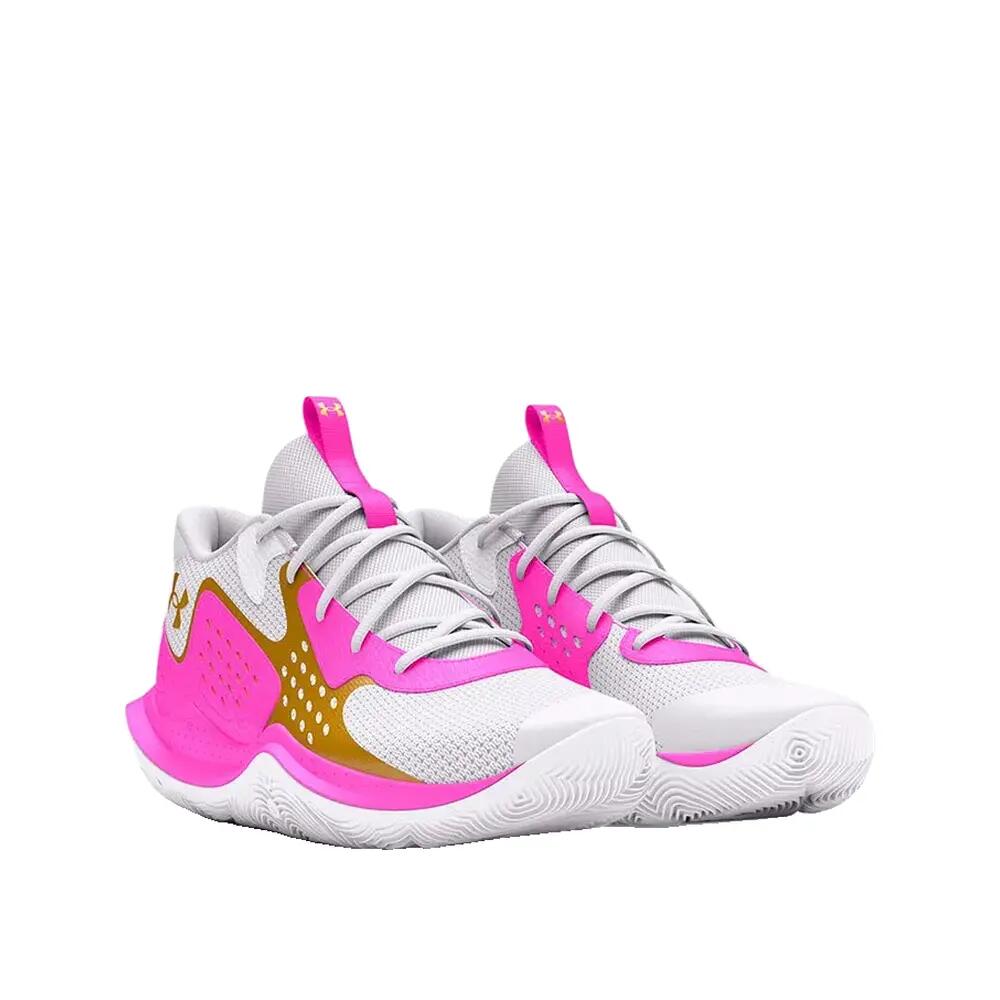 Basketball schoenen Under Armour Jet 23 Blanc/Vif Magenta 4/5