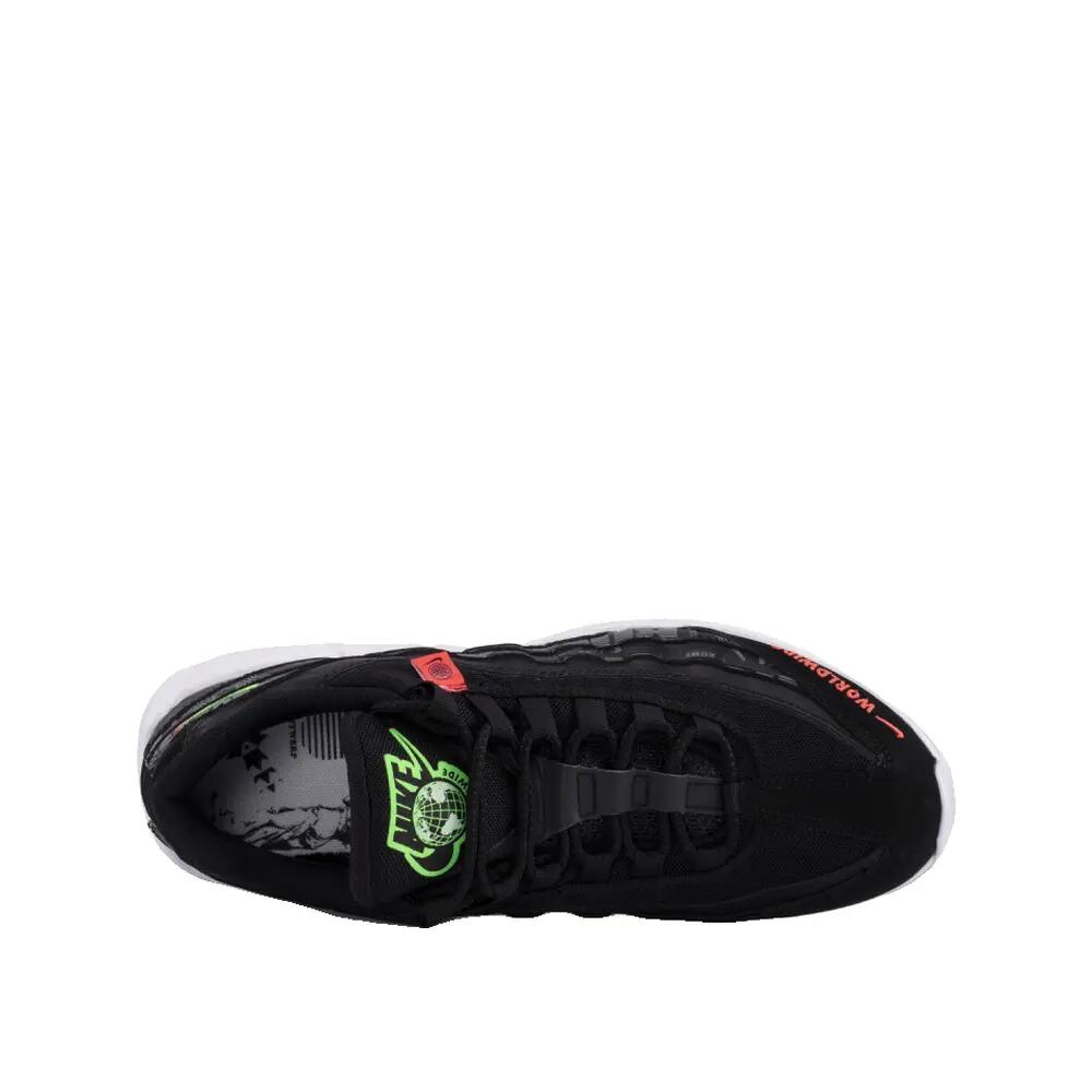 Buty Nike Air Max 95 Czarne/Zielone Ciemne/Czerwone 4/5