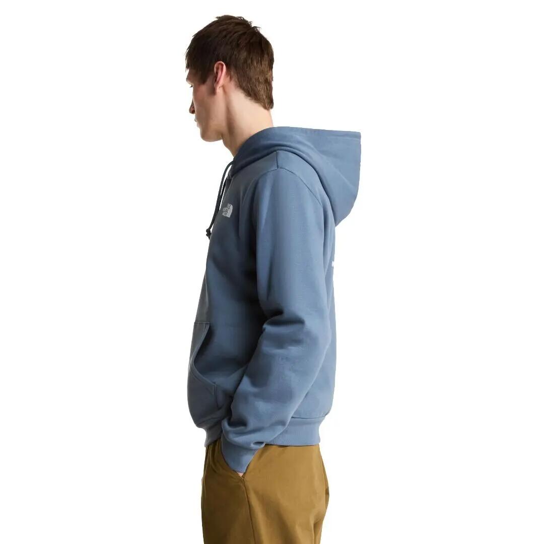 Modrá mikina The North Face Evolution Box NSE Regular Hoodie Granite Grey 4/7