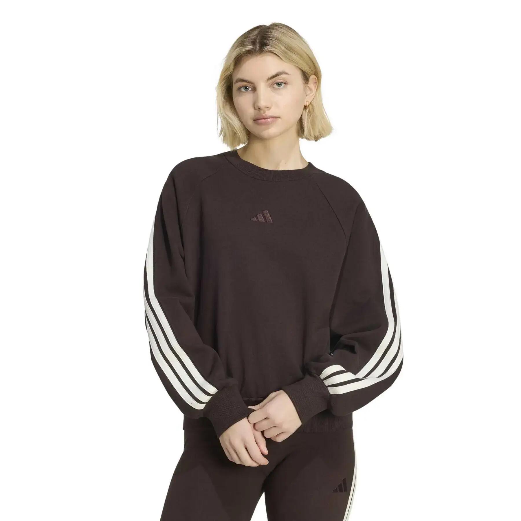 Sweatshirt femme adidas 3-Stripes 2/6