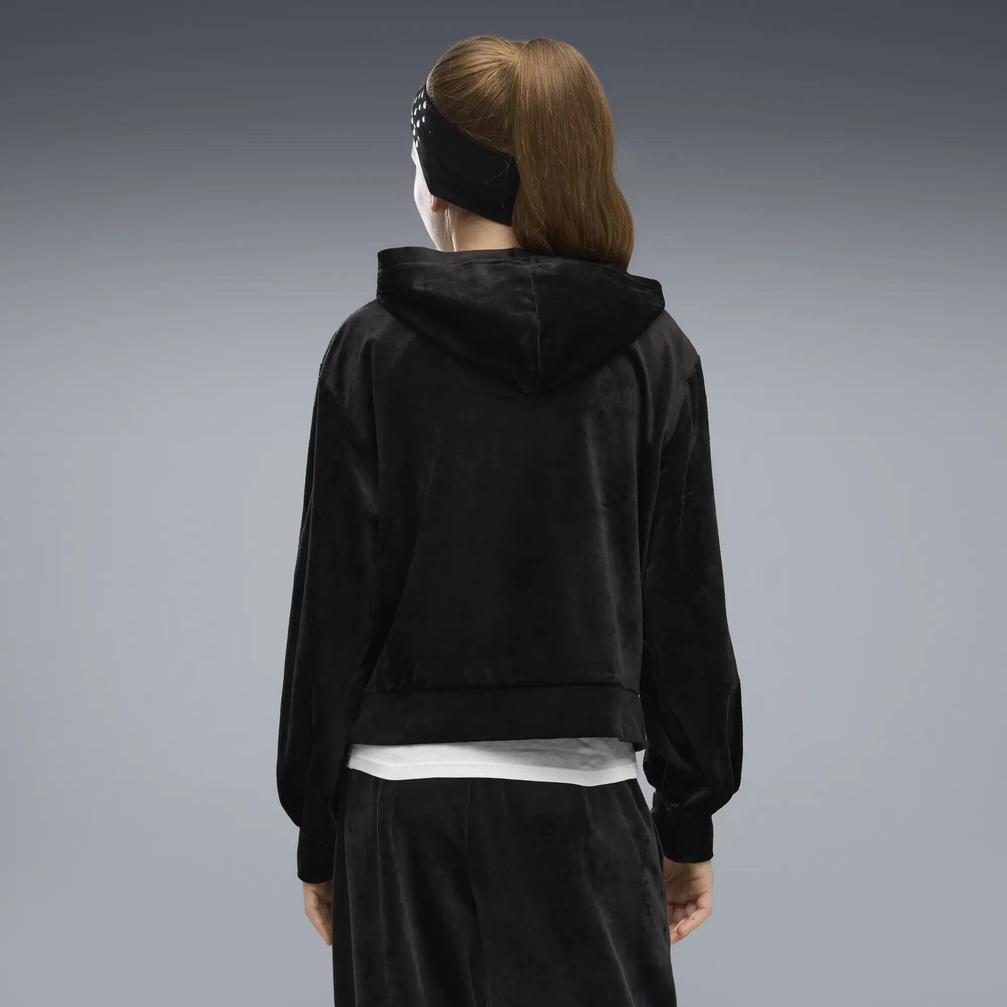 Hoodie court décontracté en velours Essentials Elevated Enfant et Adolescent 3/5