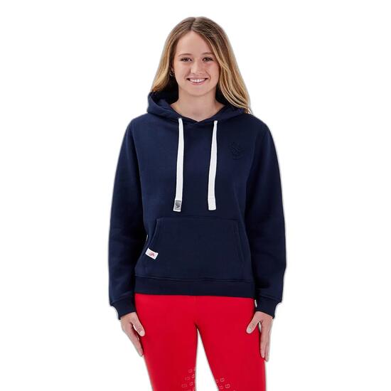 Sweatshirt équitation à capuche fille Gaze Jaly