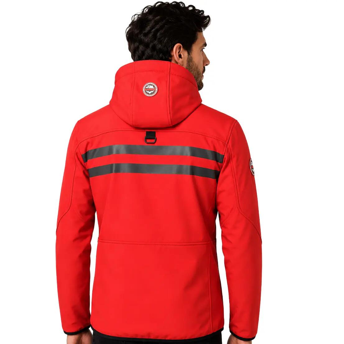 Veste softshell - Montagne - Homme - Imperméable - Rouge 2/6