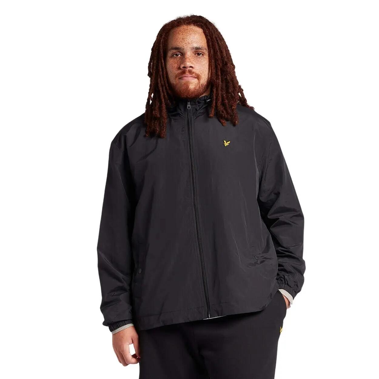Veste imperméable à capuche zippée grandes tailles Lyle & Scott 2/4