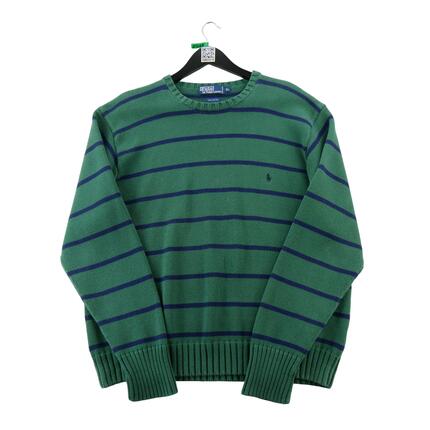 Seconde vie - Pull Homme Pull col rond rayé - Très bon état