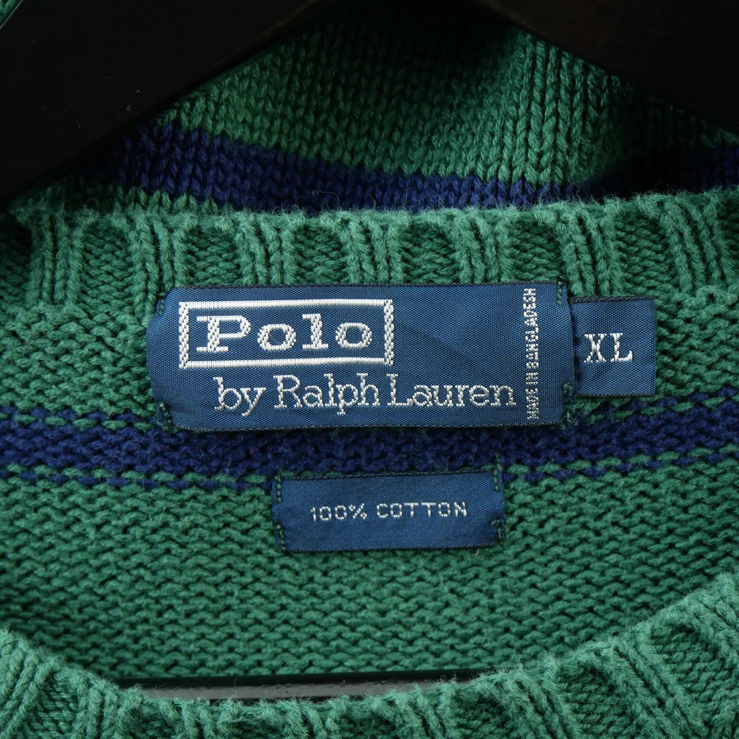 Herrenpullover Rundhalspullover mit Streifen 5/5