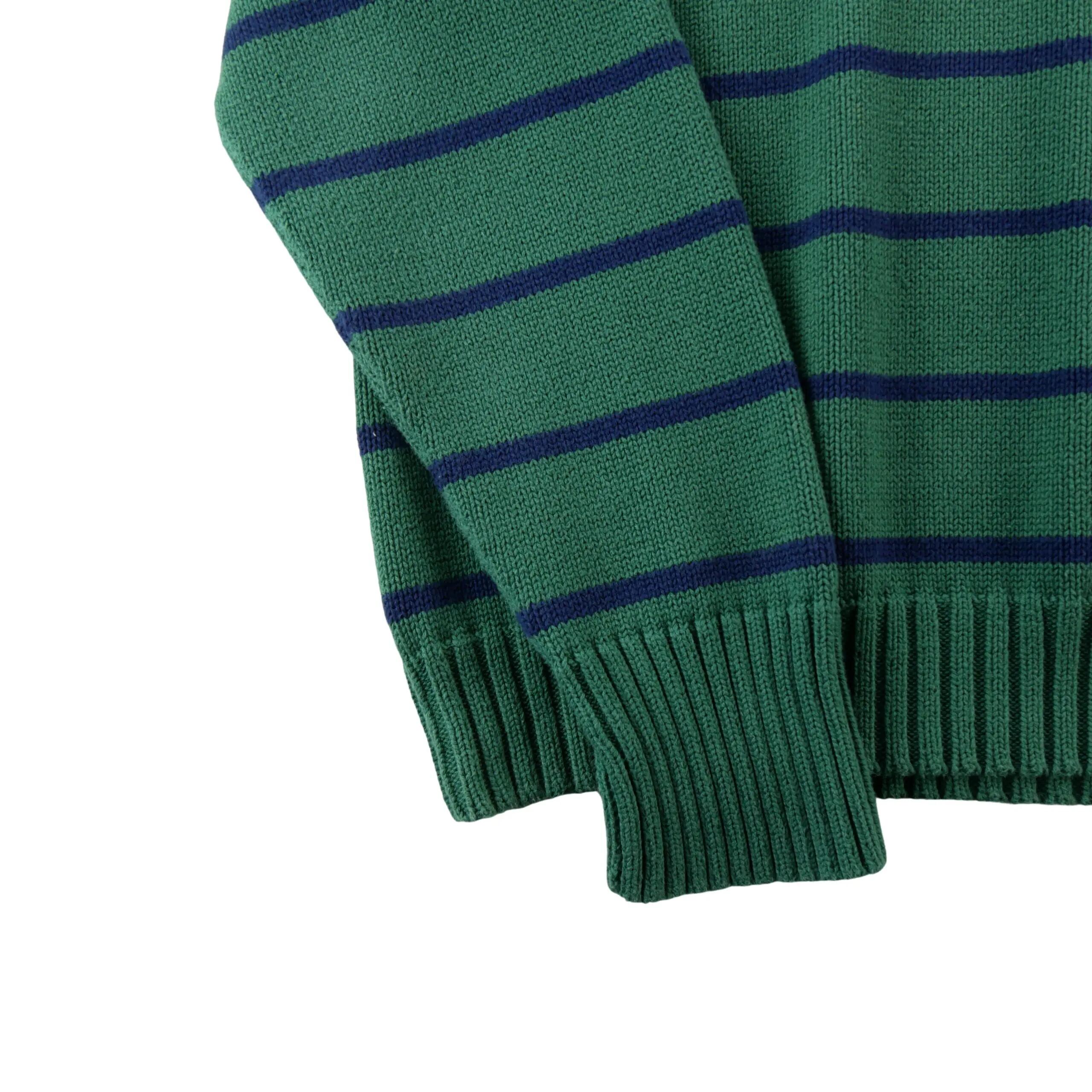 Herrenpullover Rundhalspullover mit Streifen 4/5