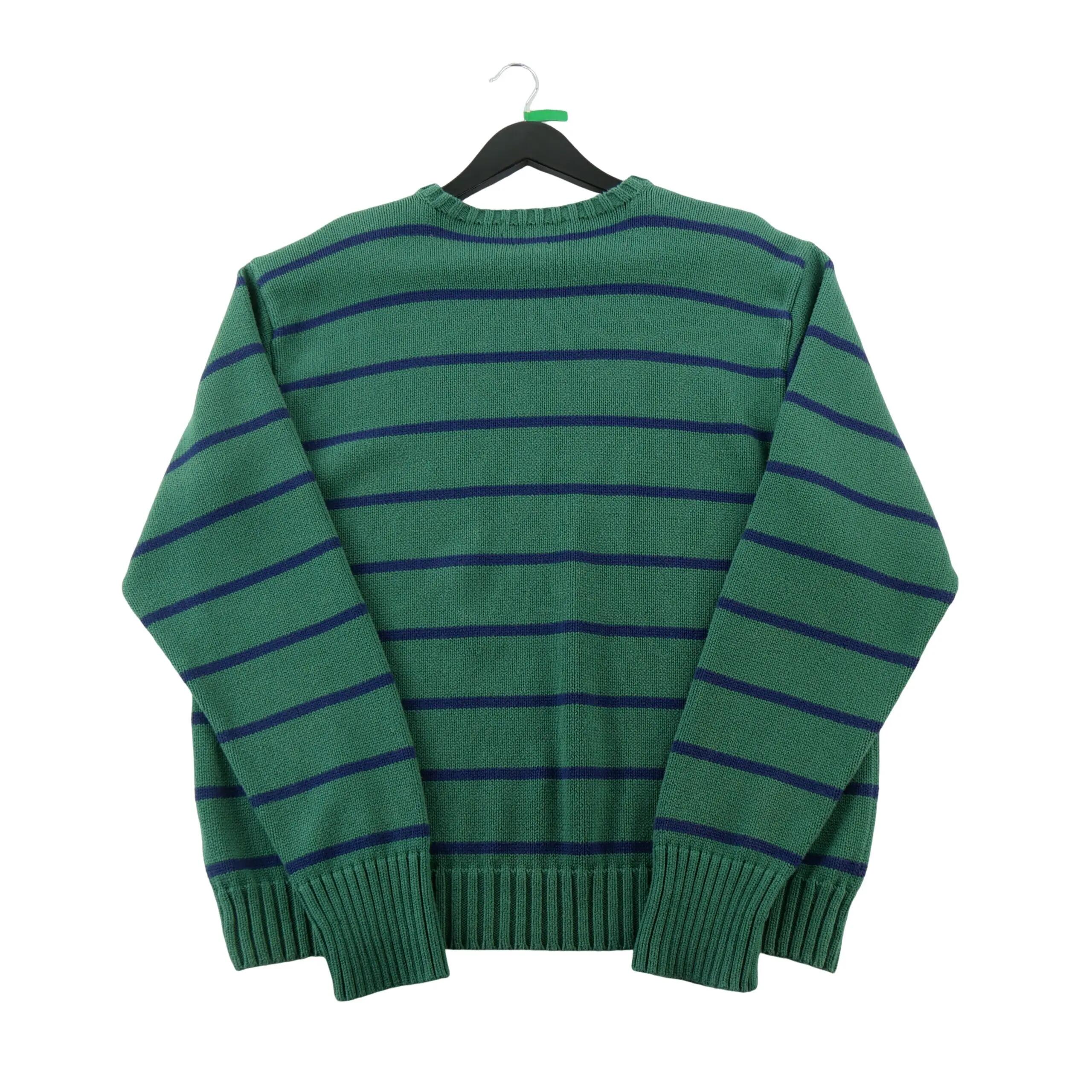 Herrenpullover Rundhalspullover mit Streifen 2/5