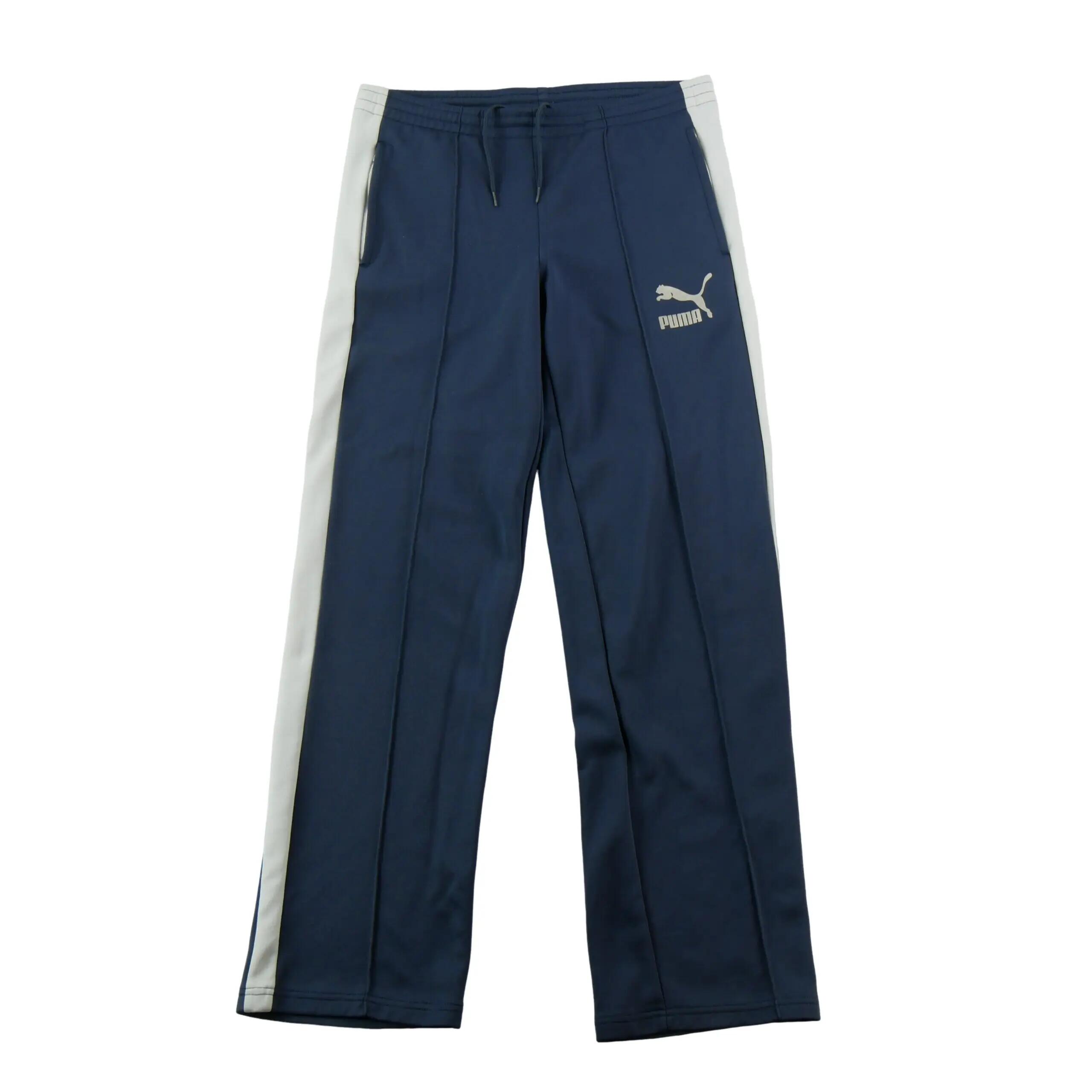 Second life - Joggings bărbați croială dreaptă de culoare marină - Bun