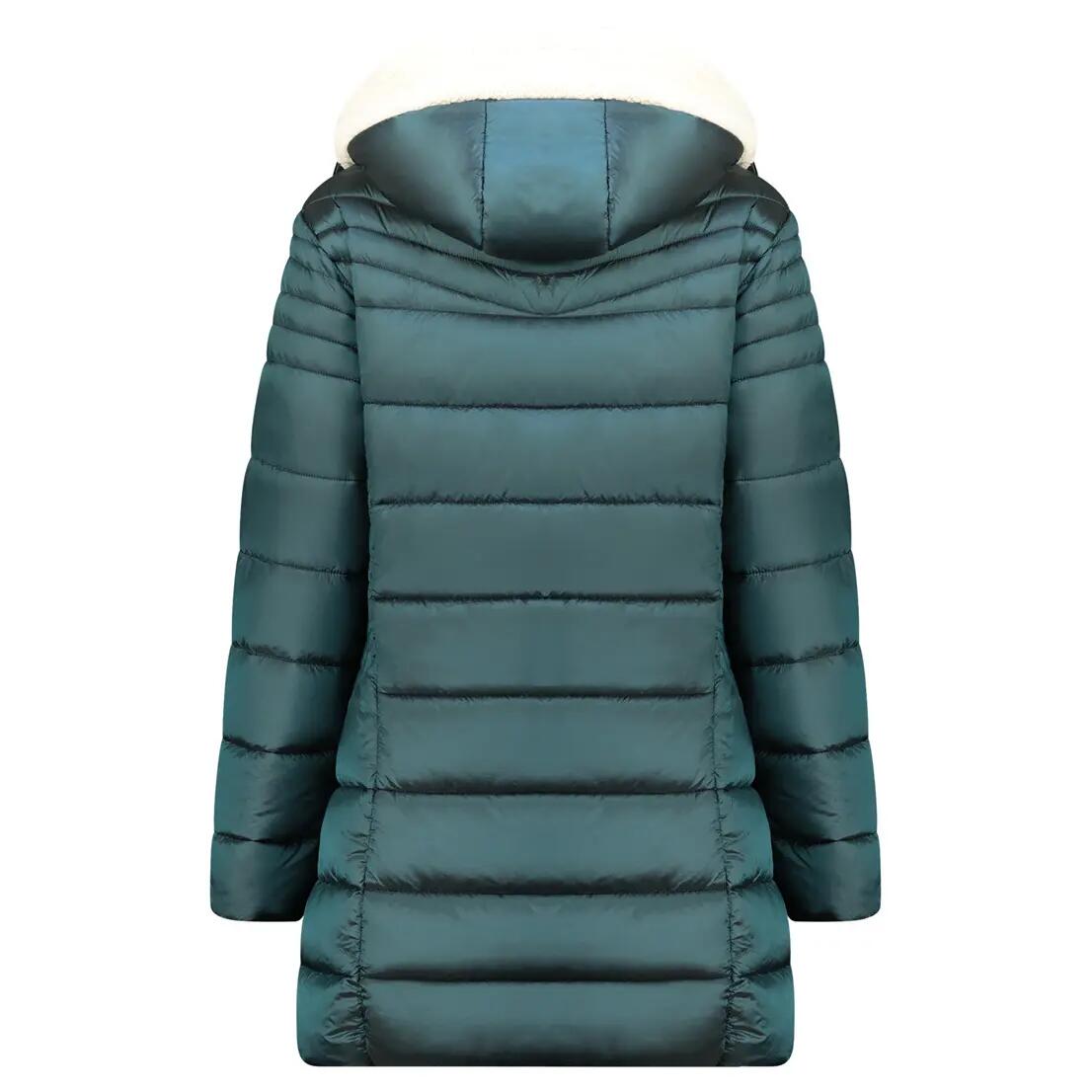 Parka – Escursionismo – Donna – Imbottita, cappuccio asportabile – Verde scuro 5/6