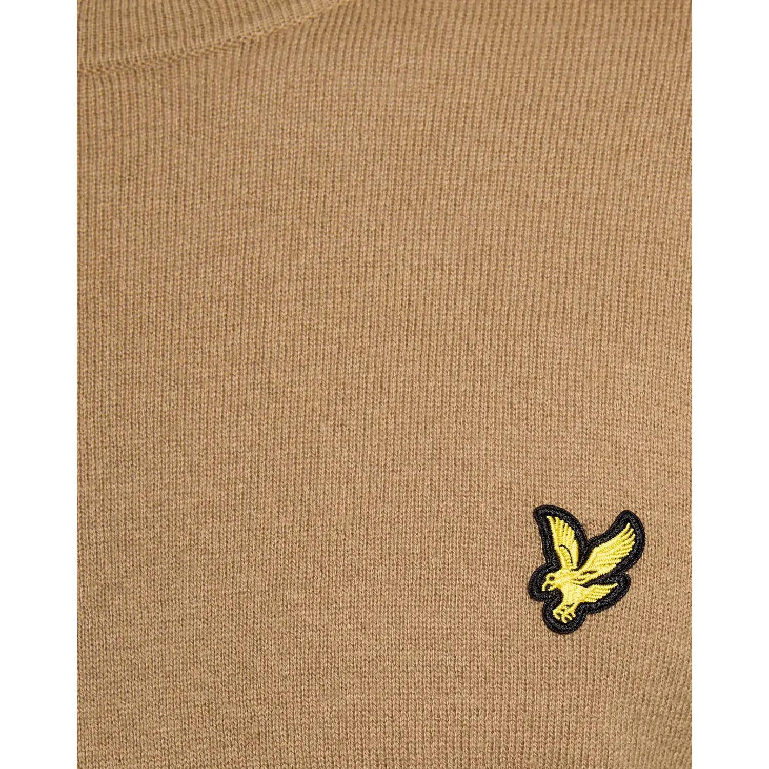 Pullover mit Rundhalsausschnitt aus Merino-Baumwolle Lyle & Scott 5/5