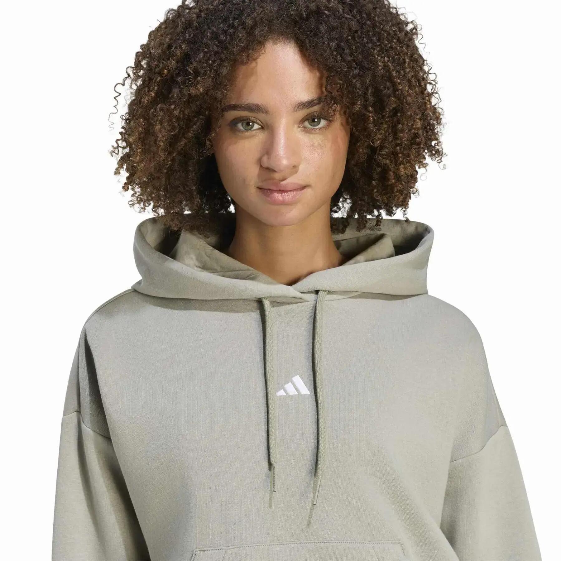 Sweatshirt à capuche femme adidas Essentials Small Logo Feel Cozy 5/6