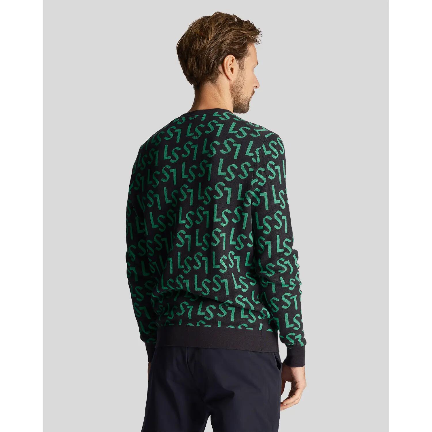 Pullover mit Rundhalsausschnitt Lyle & Scott Monogram 4/5