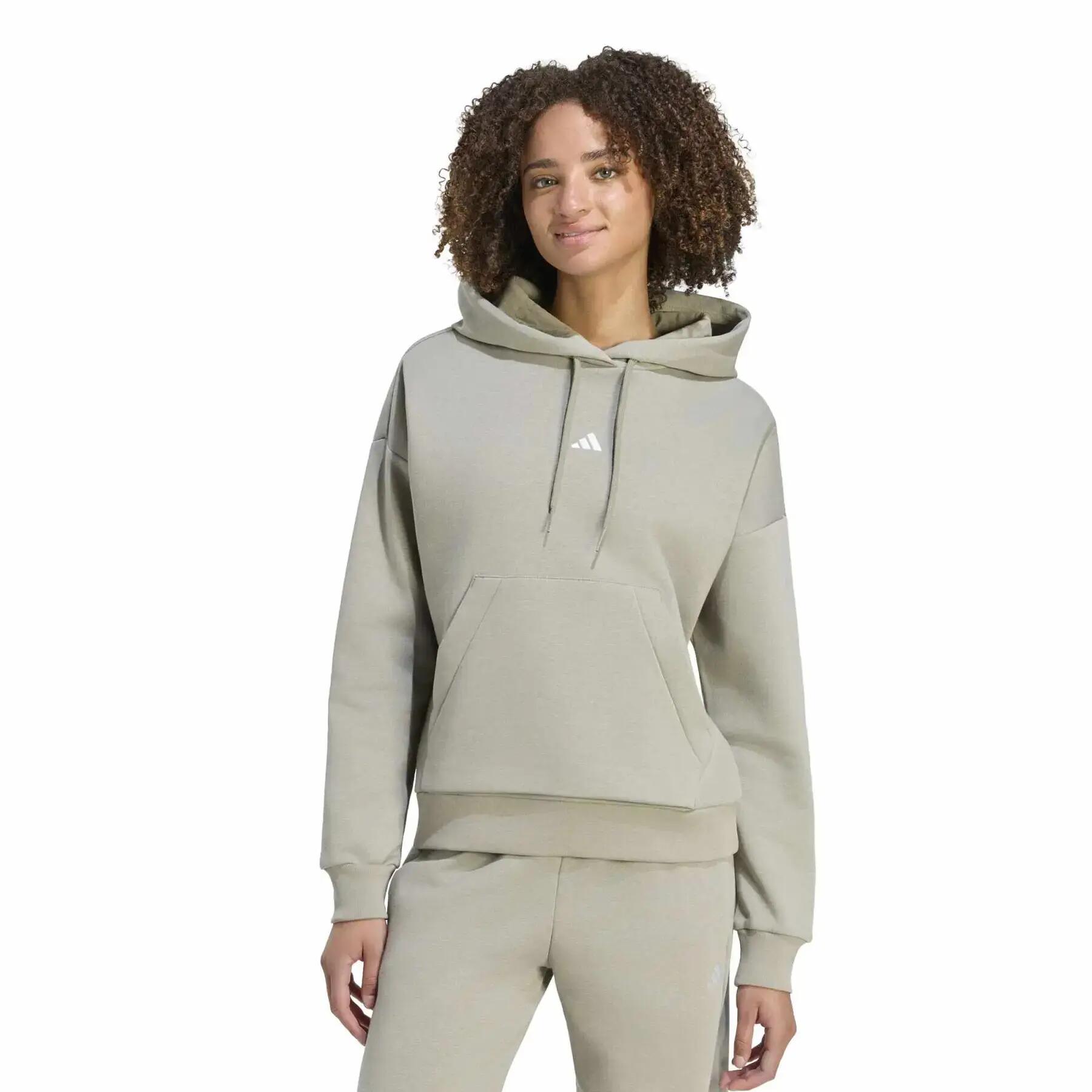 Sweatshirt à capuche femme adidas Essentials Small Logo Feel Cozy 2/6