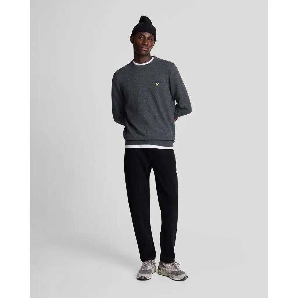 Sweter z okrągłym dekoltem z bawełny merino Lyle & Scott 4/6
