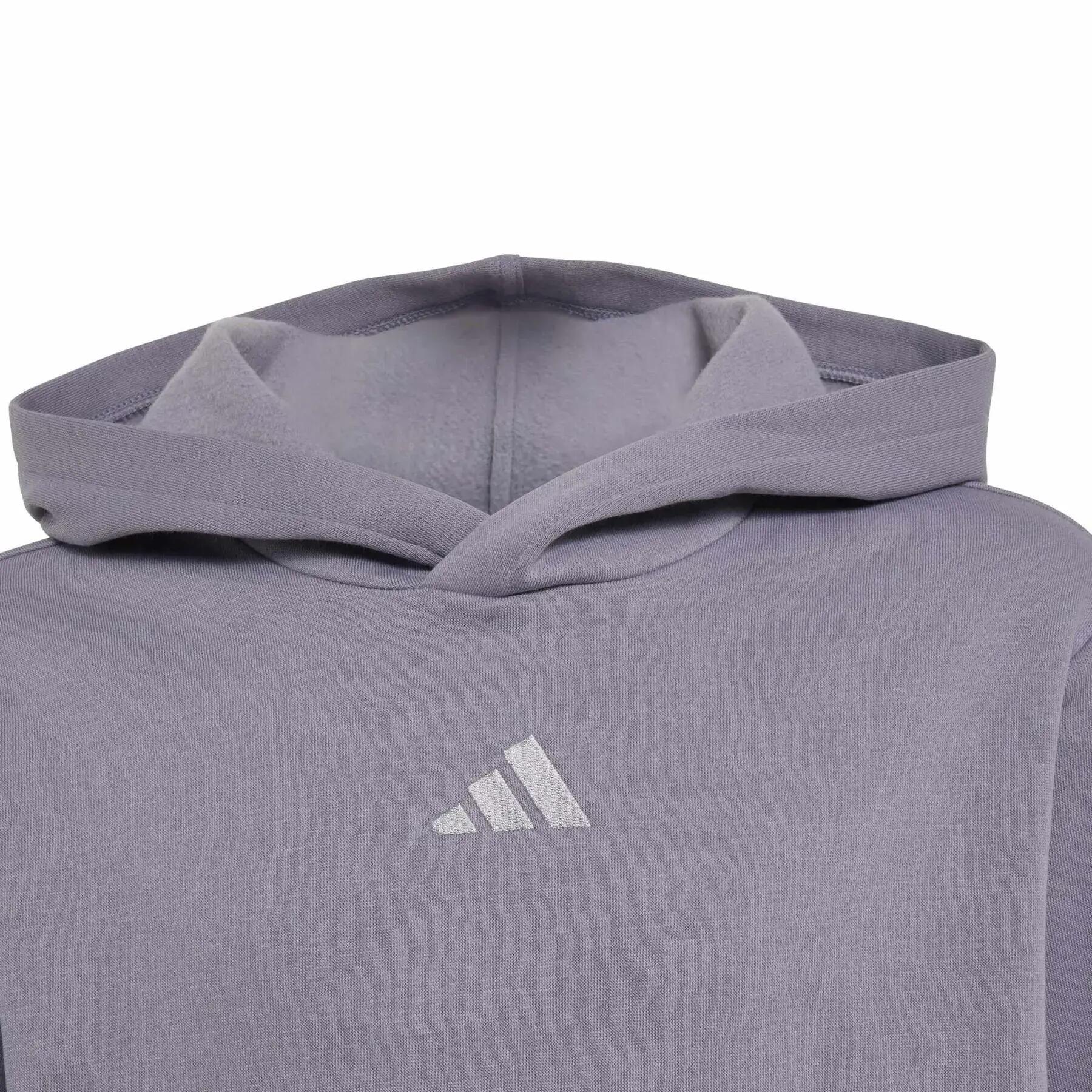 Sudadera con capucha de algodón mezclado niño adidas Essentials 4/5