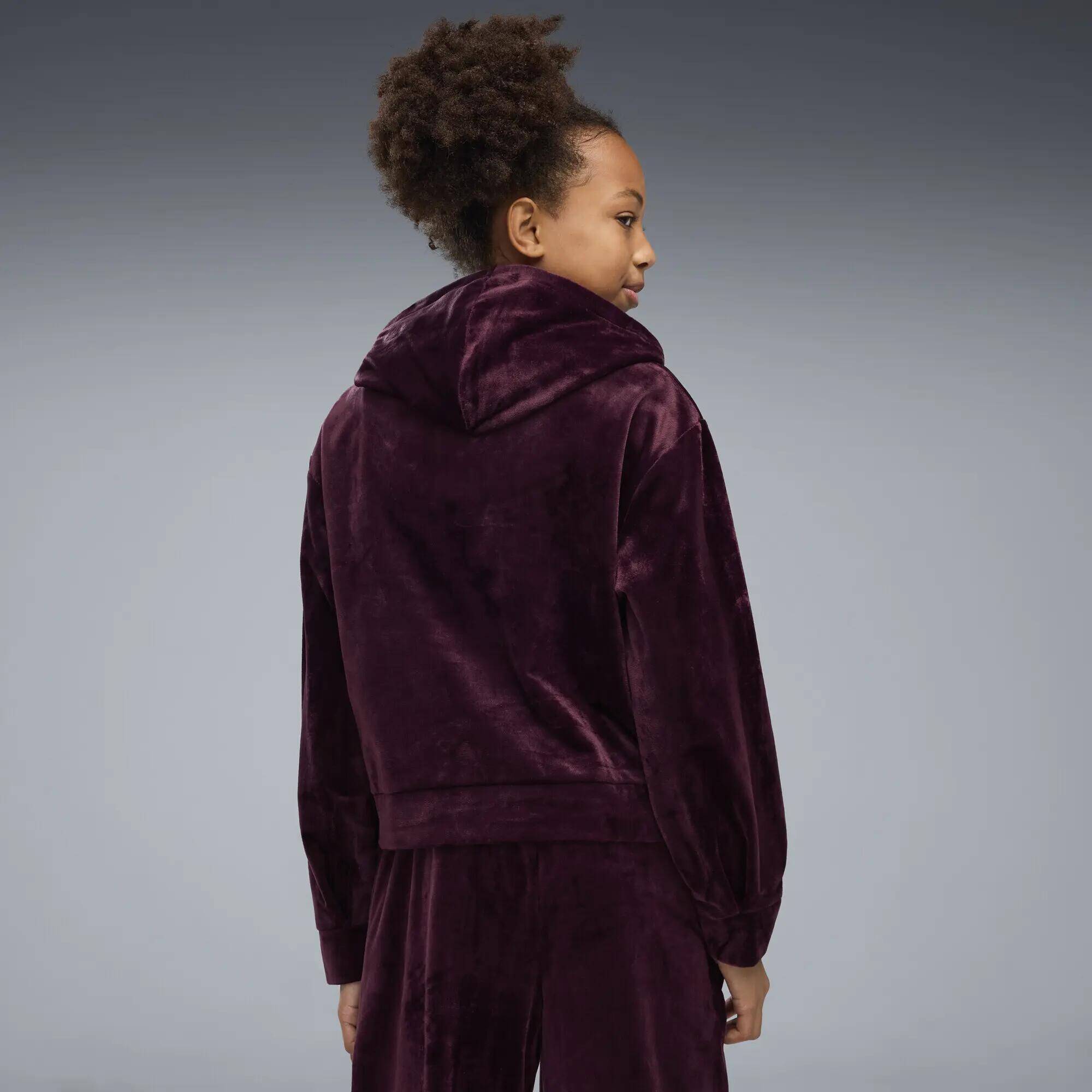 Hoodie court décontracté en velours Essentials Elevated Enfant et Adolescent 3/5