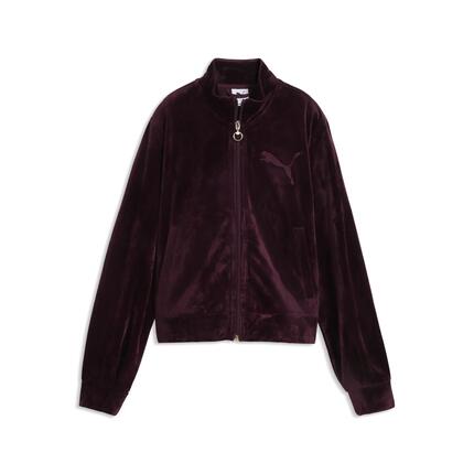 Essentials Elevated Velour Trainingsjacke Damen PUMA
