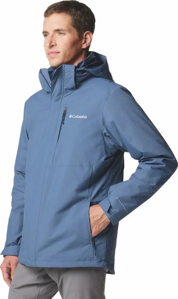 Veste 3-en-1 Imperméable Columbia Element Blocker III Bleu 4/7