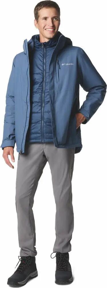 Veste 3-en-1 Imperméable Columbia Element Blocker III Bleu 3/7