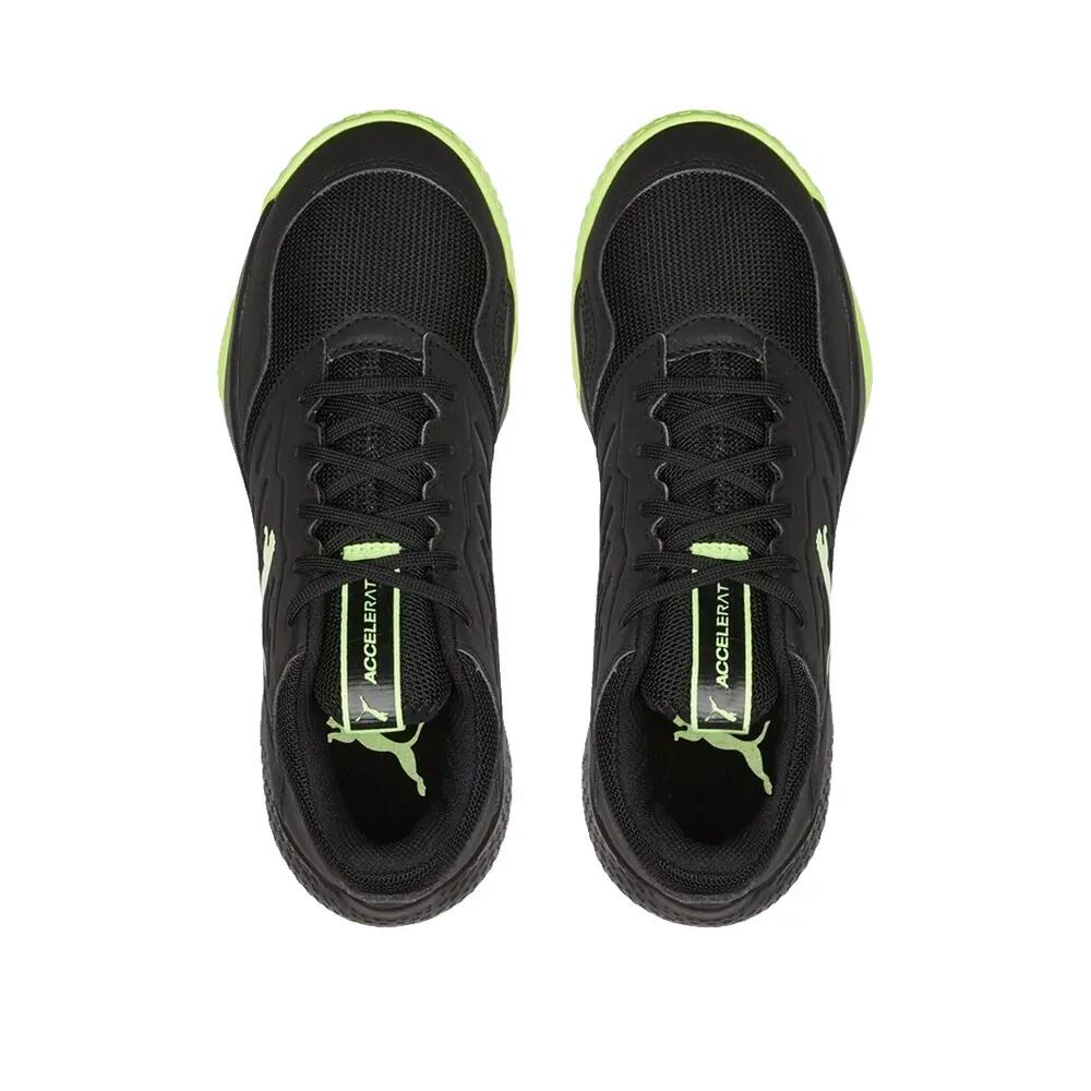 Handballschuhe PUMA Accelerate Turbo II Schwarz/Gelb 4/6