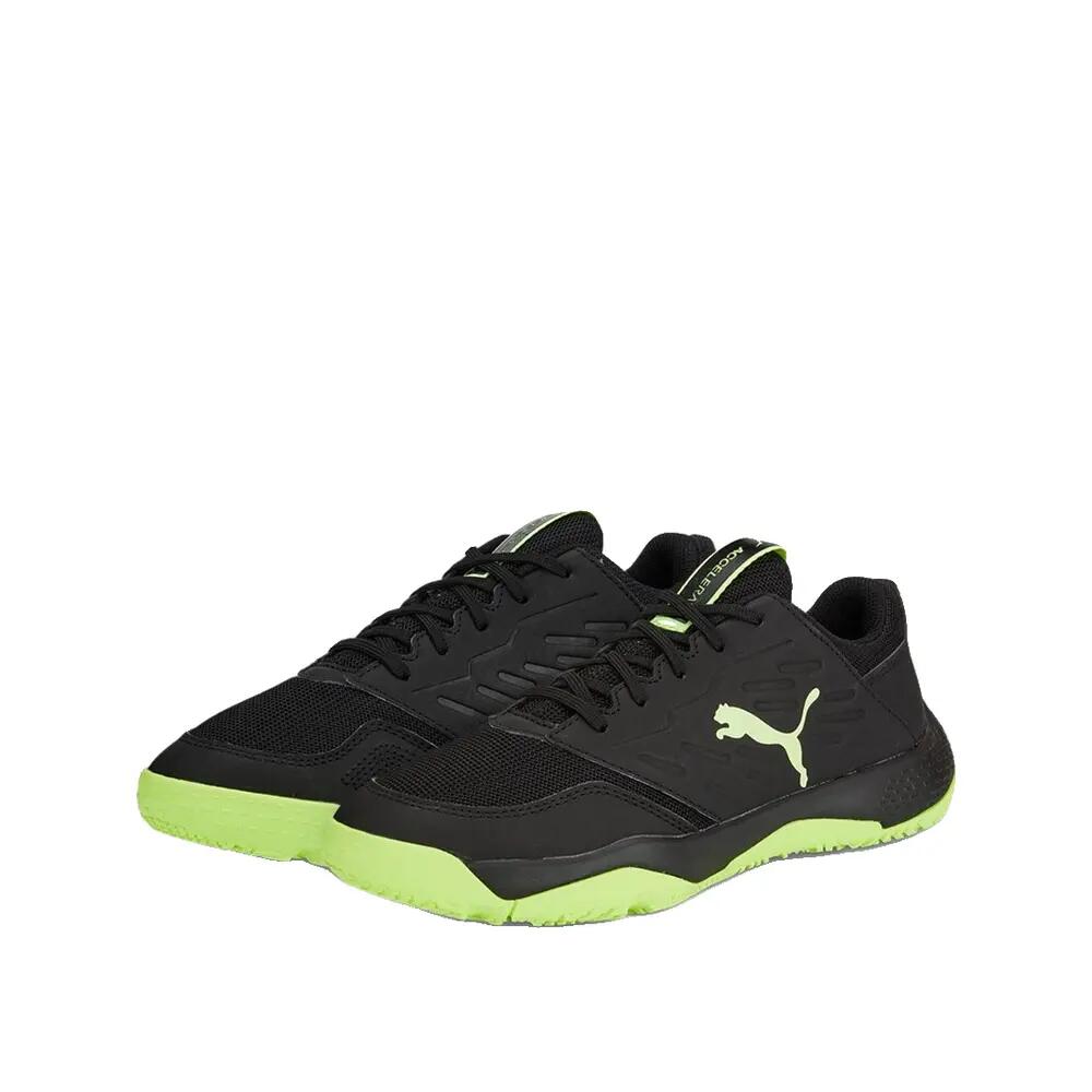 Handballschuhe PUMA Accelerate Turbo II Schwarz/Gelb 2/6