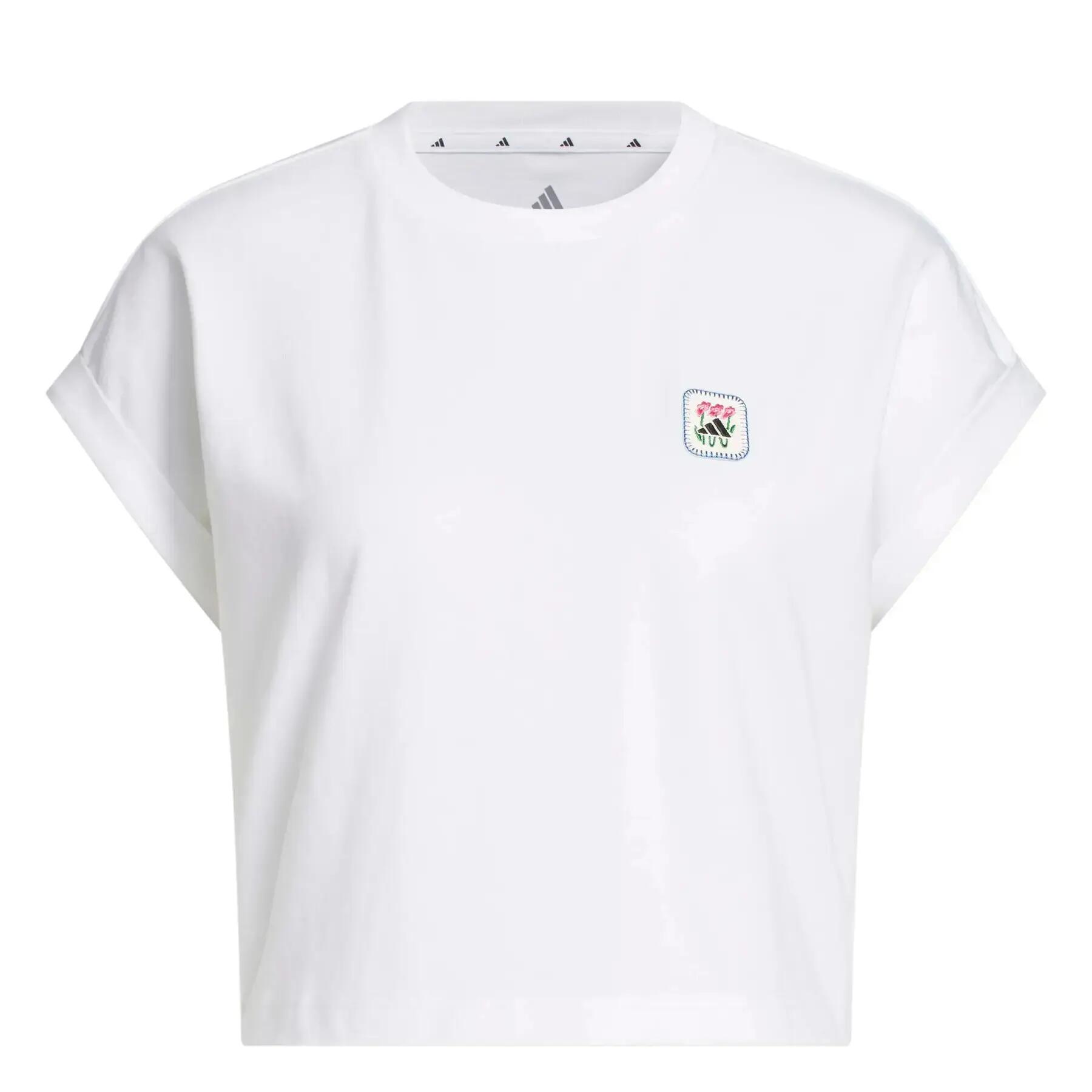 T-shirt femme adidas Three Flowers 1/6