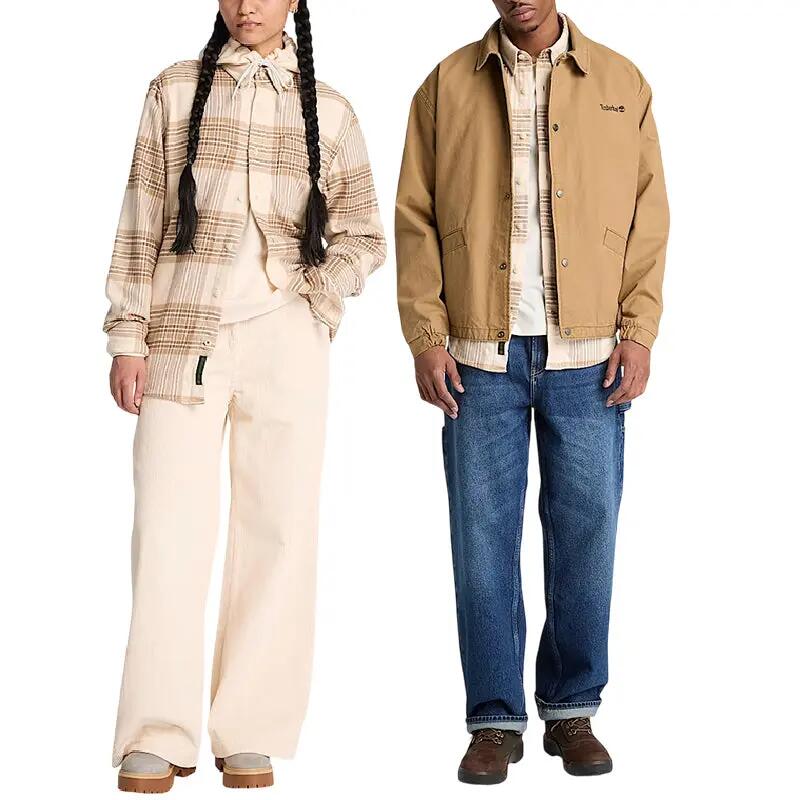 Camisa de Franela a Cuadros para Hombre Timberland 5/5