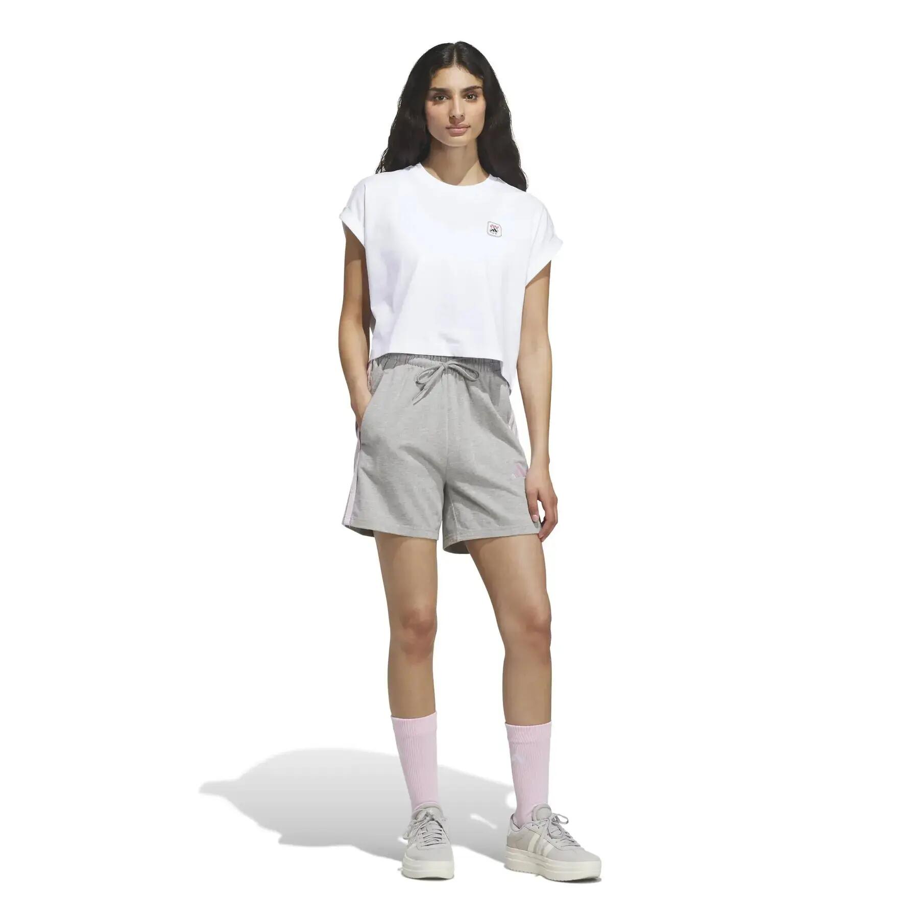 T-shirt femme adidas Three Flowers 2/6