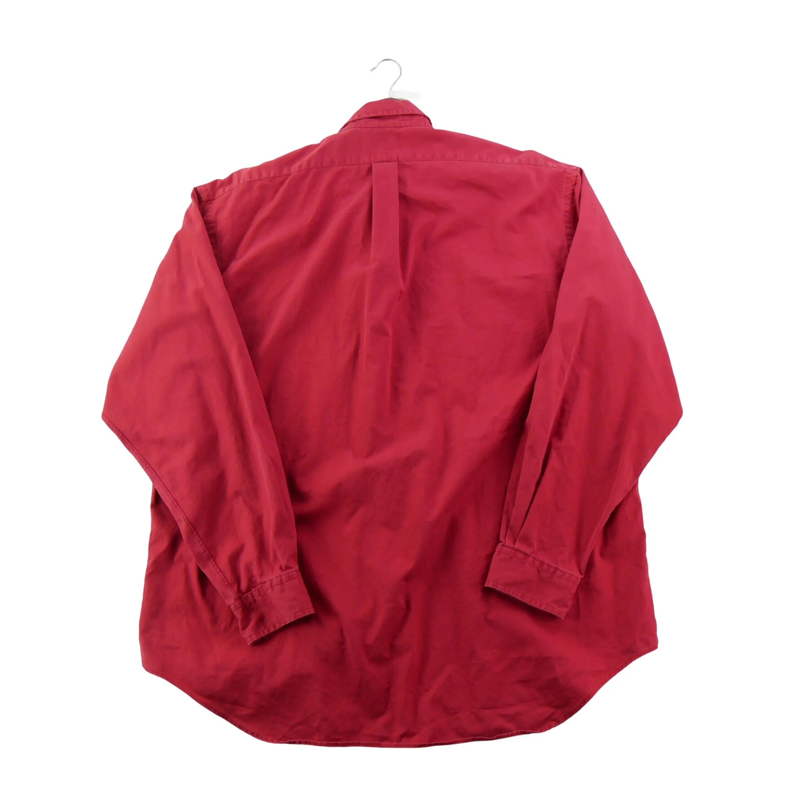 Refurbished - Klassische Hemden Herren einfarbig Rot - Wie neu 2/5