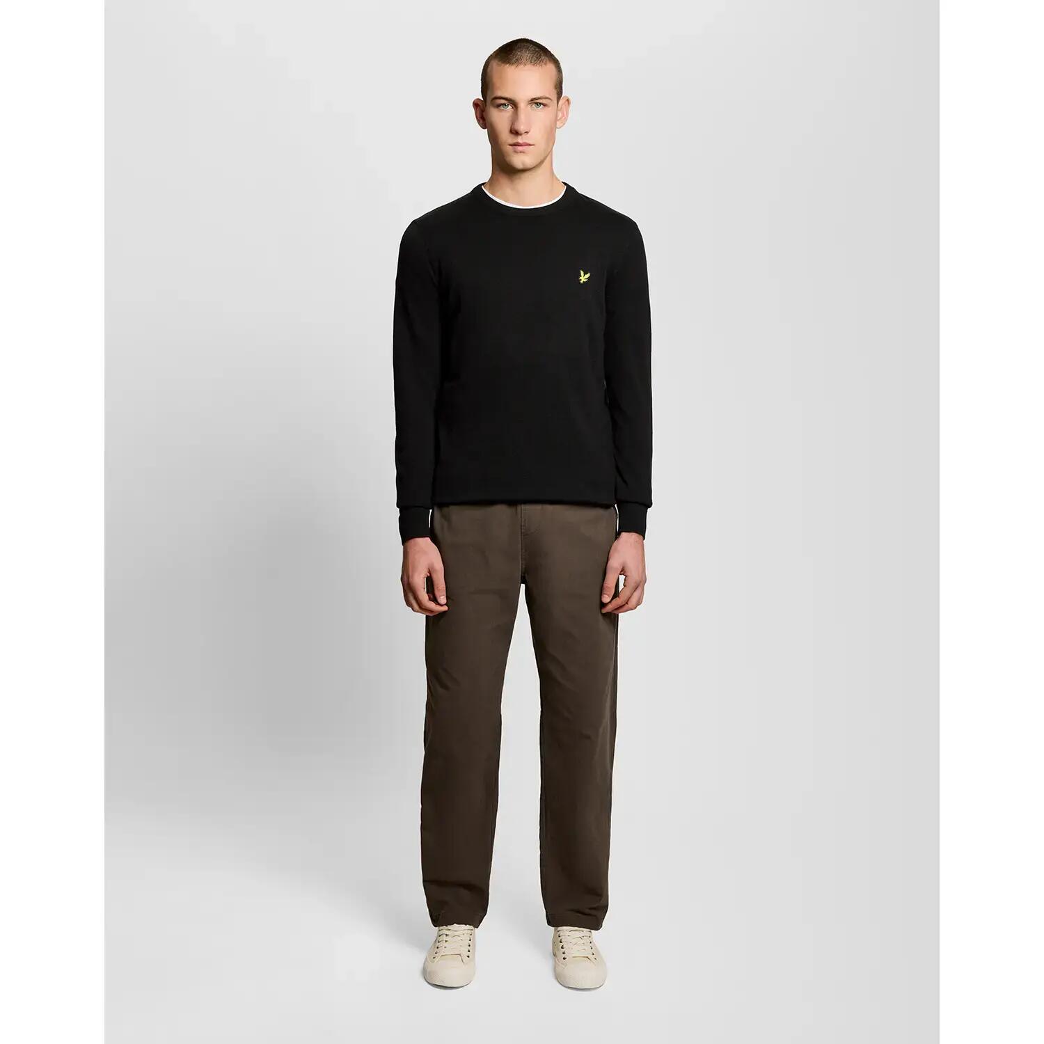 Rundhalsausschnitt Baumwollpulli Lyle & Scott 3/6