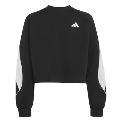 Felpe in pile per ragazza Adidas Stadium Nero.