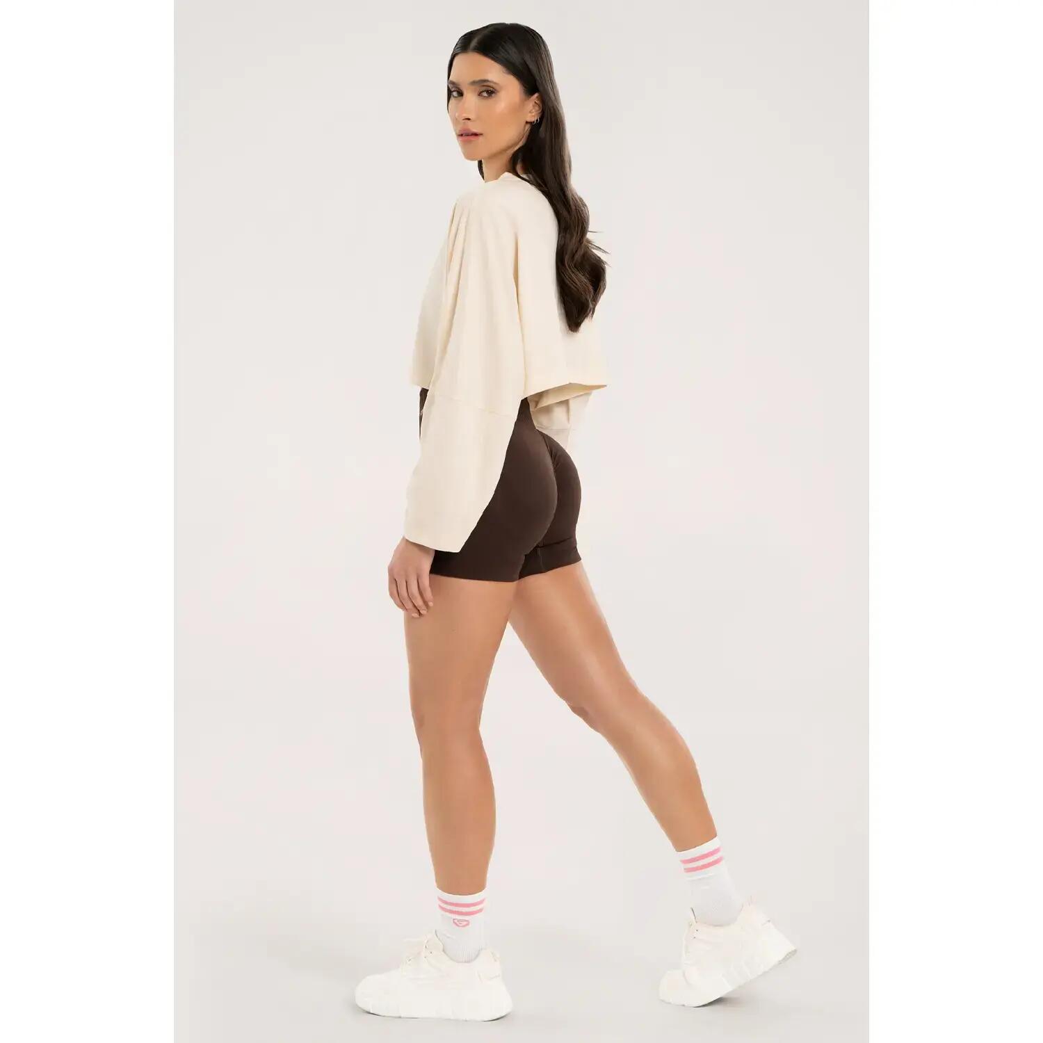T-Shirt, langarm, crop, Damen Gym Glamour 4/4