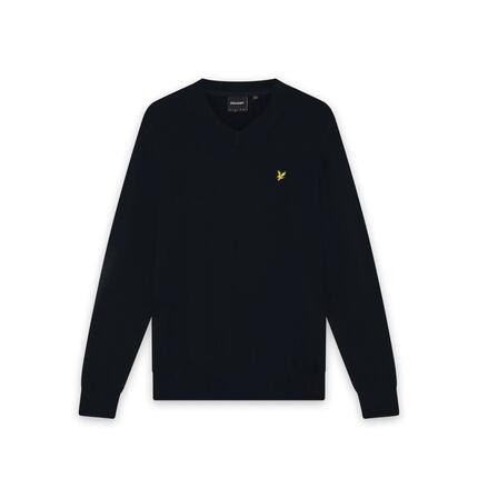 Pullover mit V-Ausschnitt aus Merino-Baumwolle Lyle & Scott