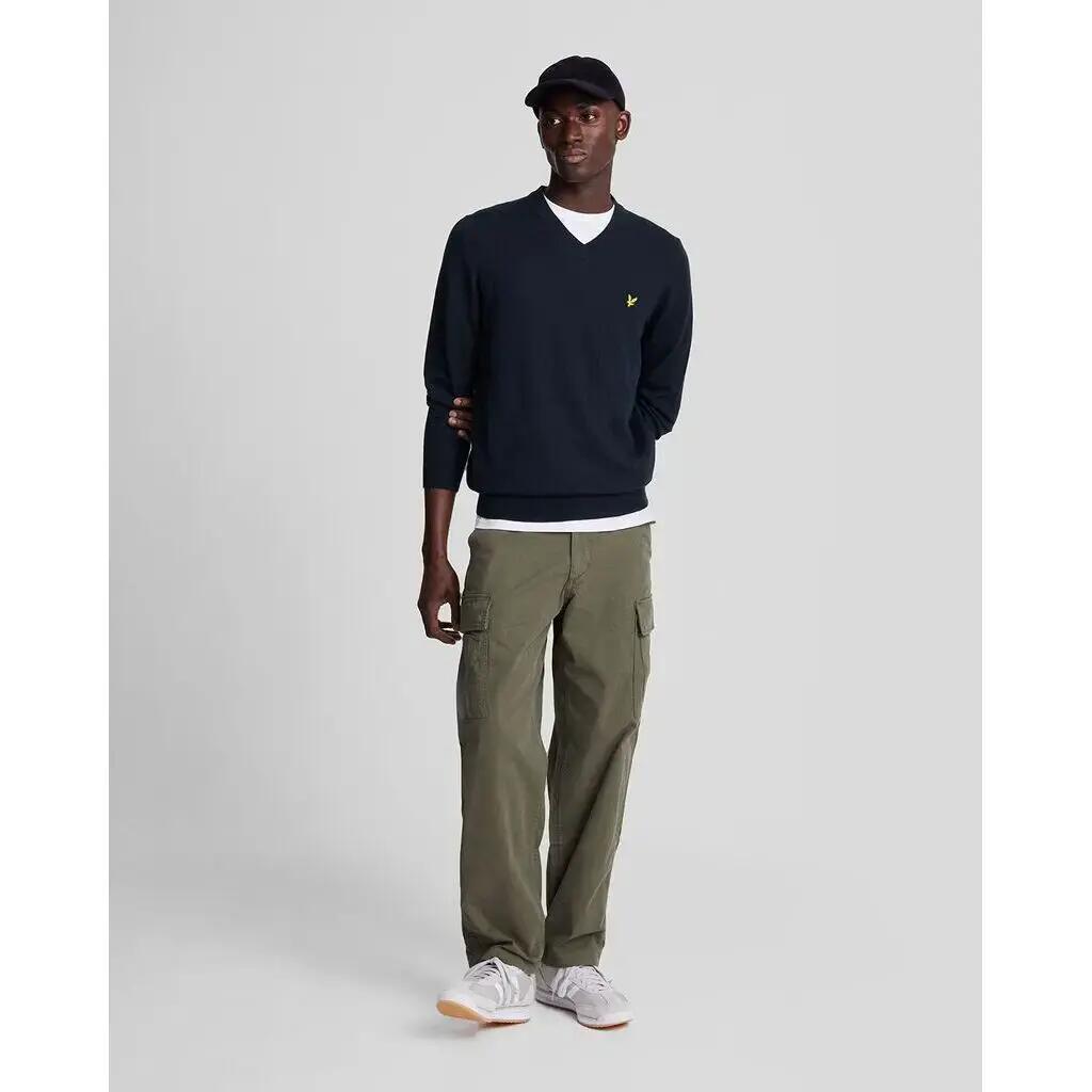 Trui met v-hals van merinoskatoen Lyle & Scott 4/6