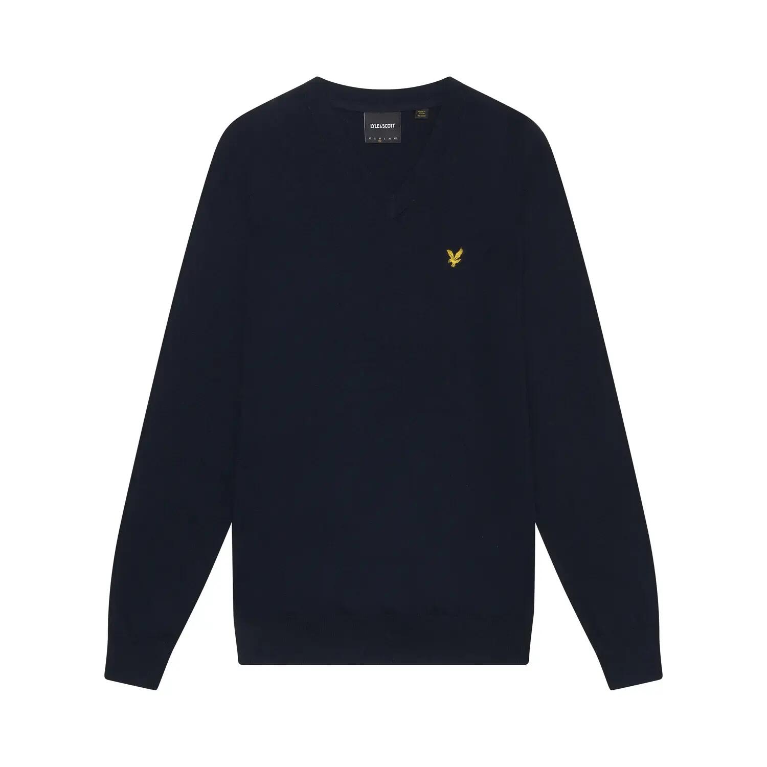 Trui met v-hals van merinoskatoen Lyle & Scott 2/6