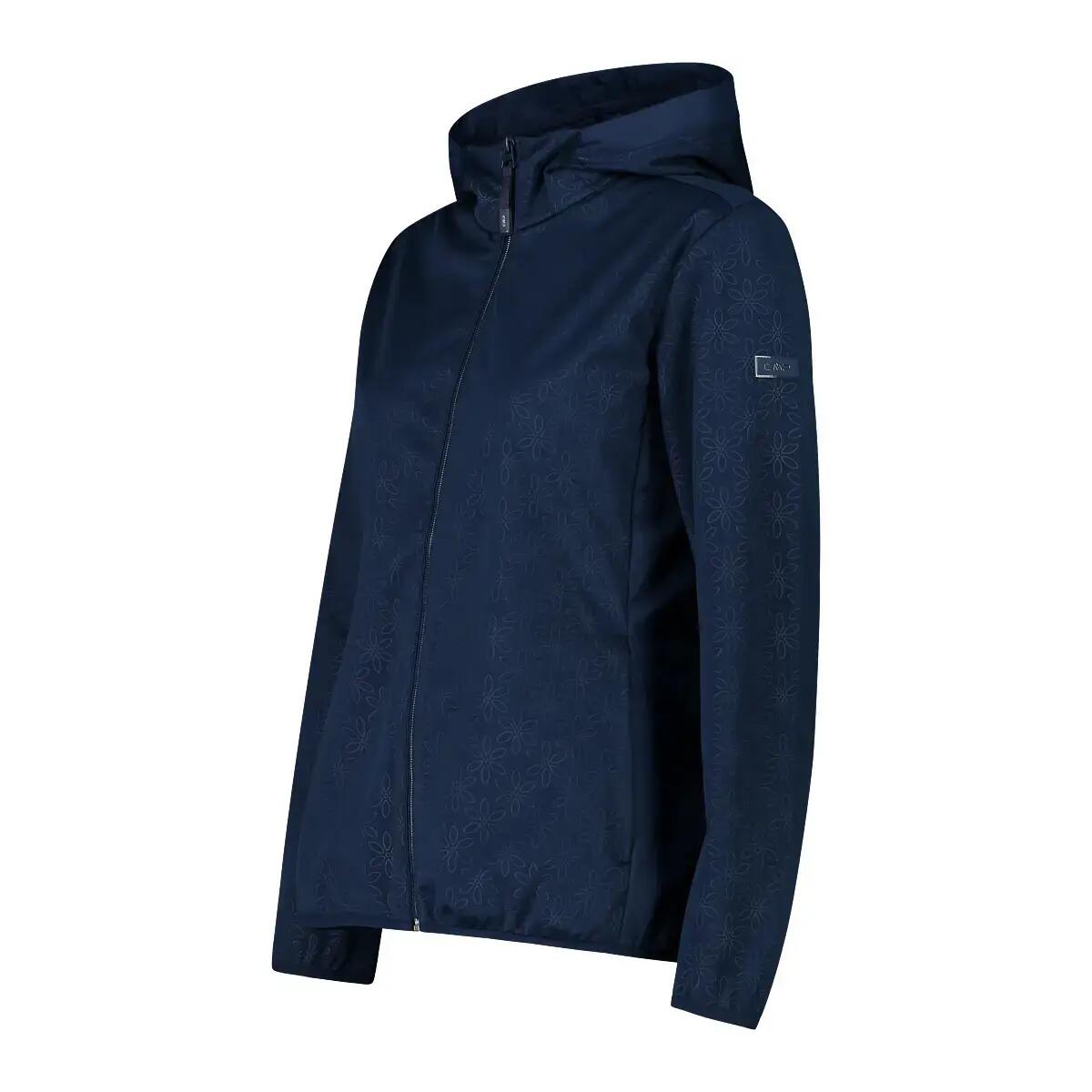 Veste imperméable softshell à motif jacquard femme CMP 3/3