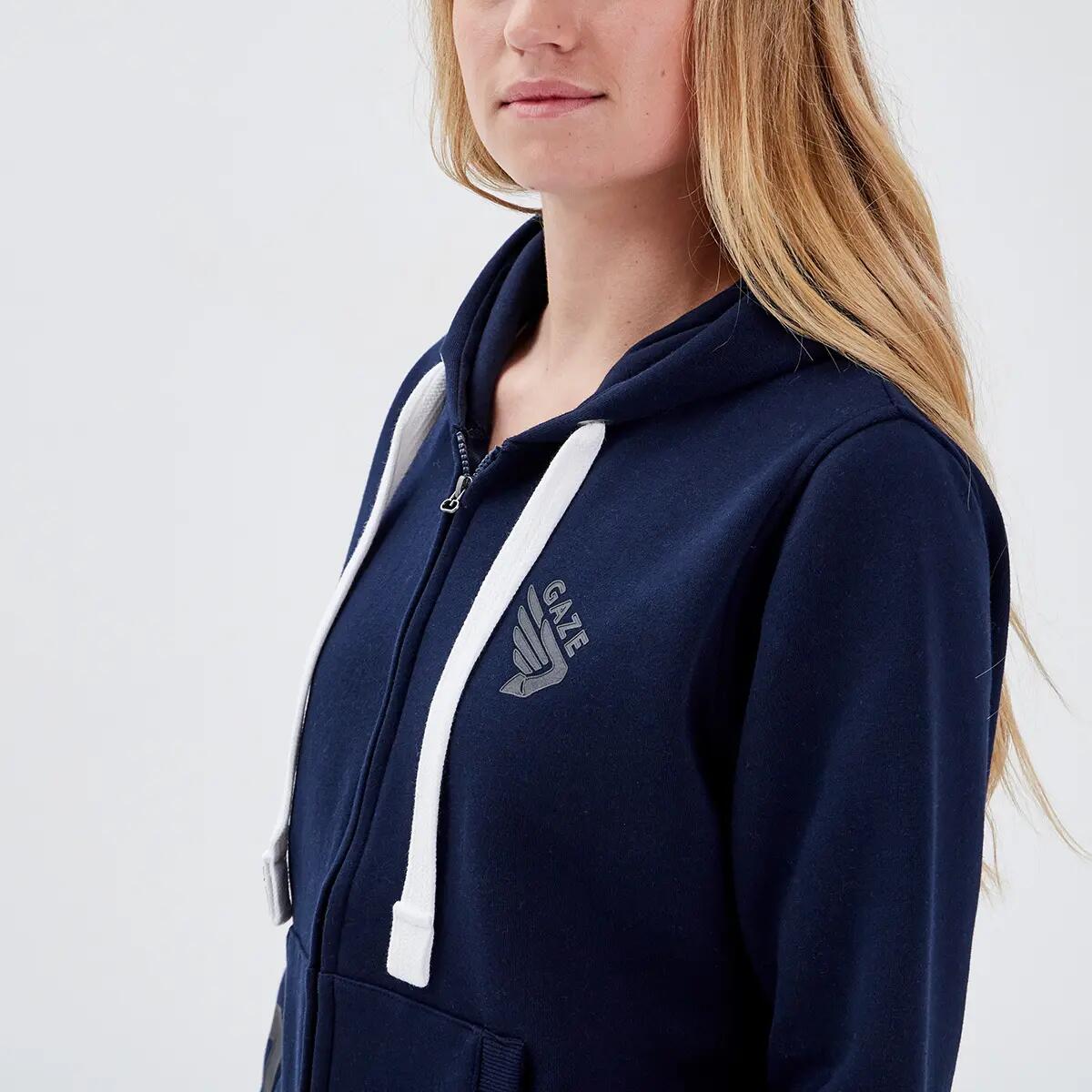 Sweatshirt équitation à capuche zippé fille Gaze Jalousie 5/5
