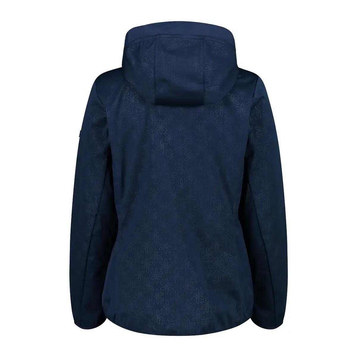 Veste imperméable softshell à motif jacquard femme CMP 2/3