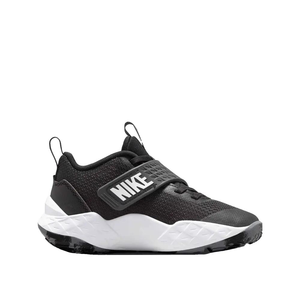 Nike Team Hustle D 12 Basketballschuhe Schwarz/Weiß 5/6