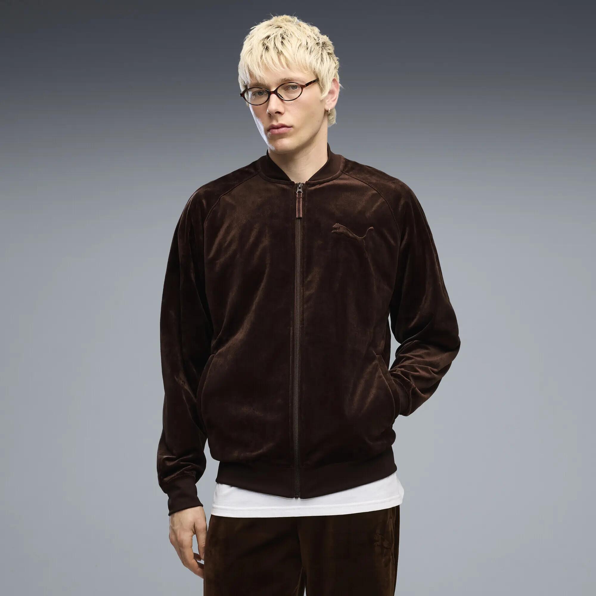 Męska luźna bluza dresowa Essentials Elevated Velour PUMA 2/5