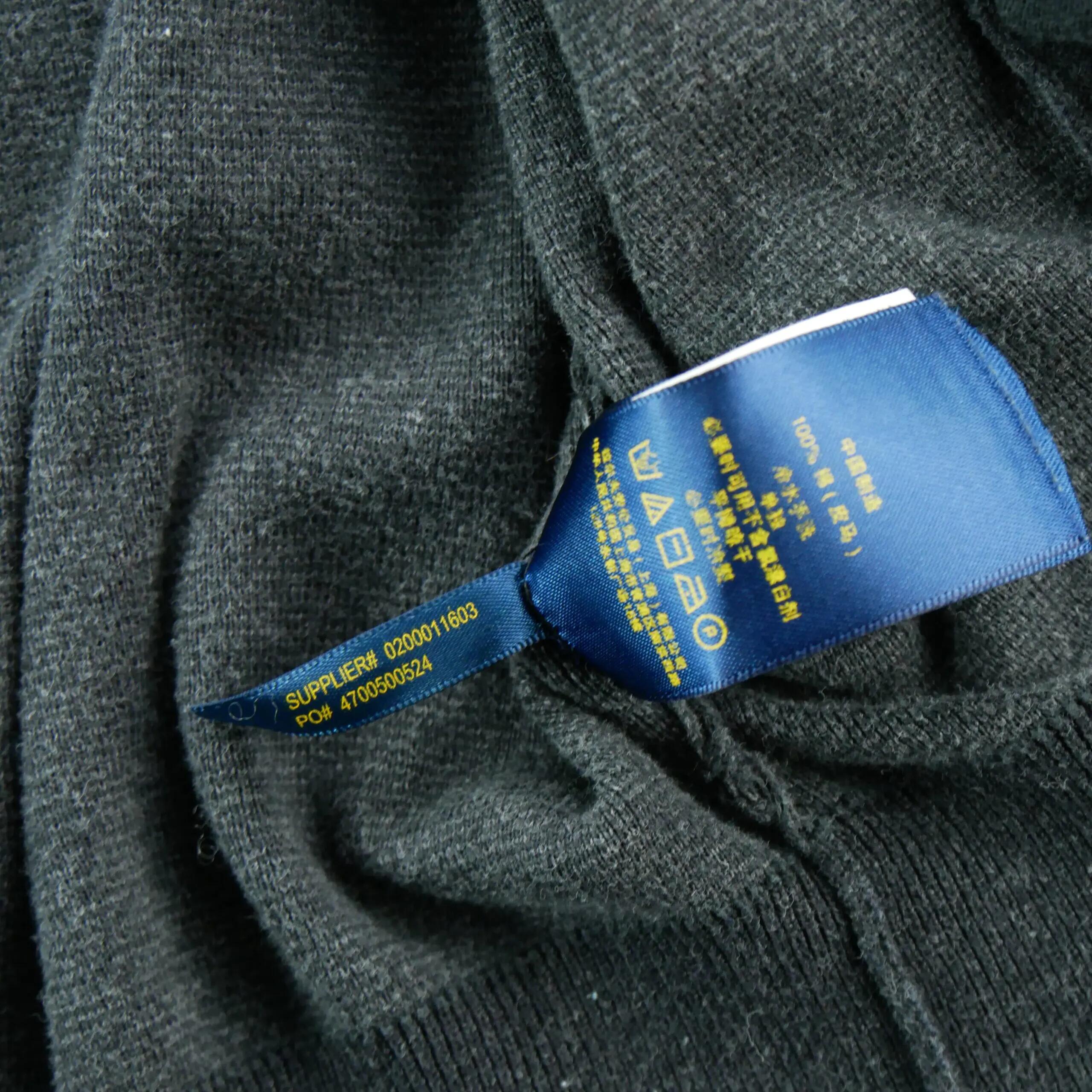 Seconde vie - Gilets Homme Coton Pima Pony brodé - Excellent 8/8