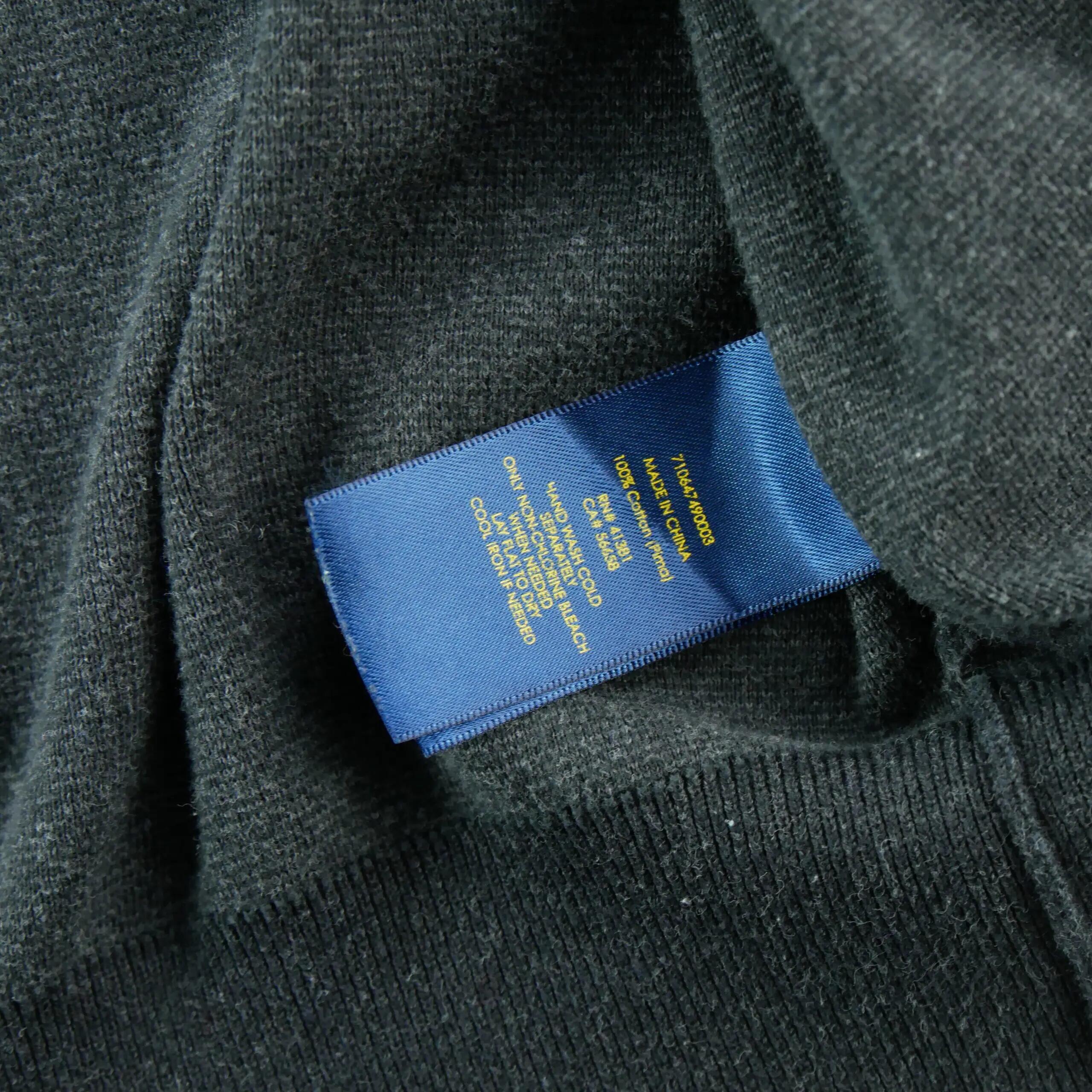 Seconde vie - Gilets Homme Coton Pima Pony brodé - Excellent 7/8